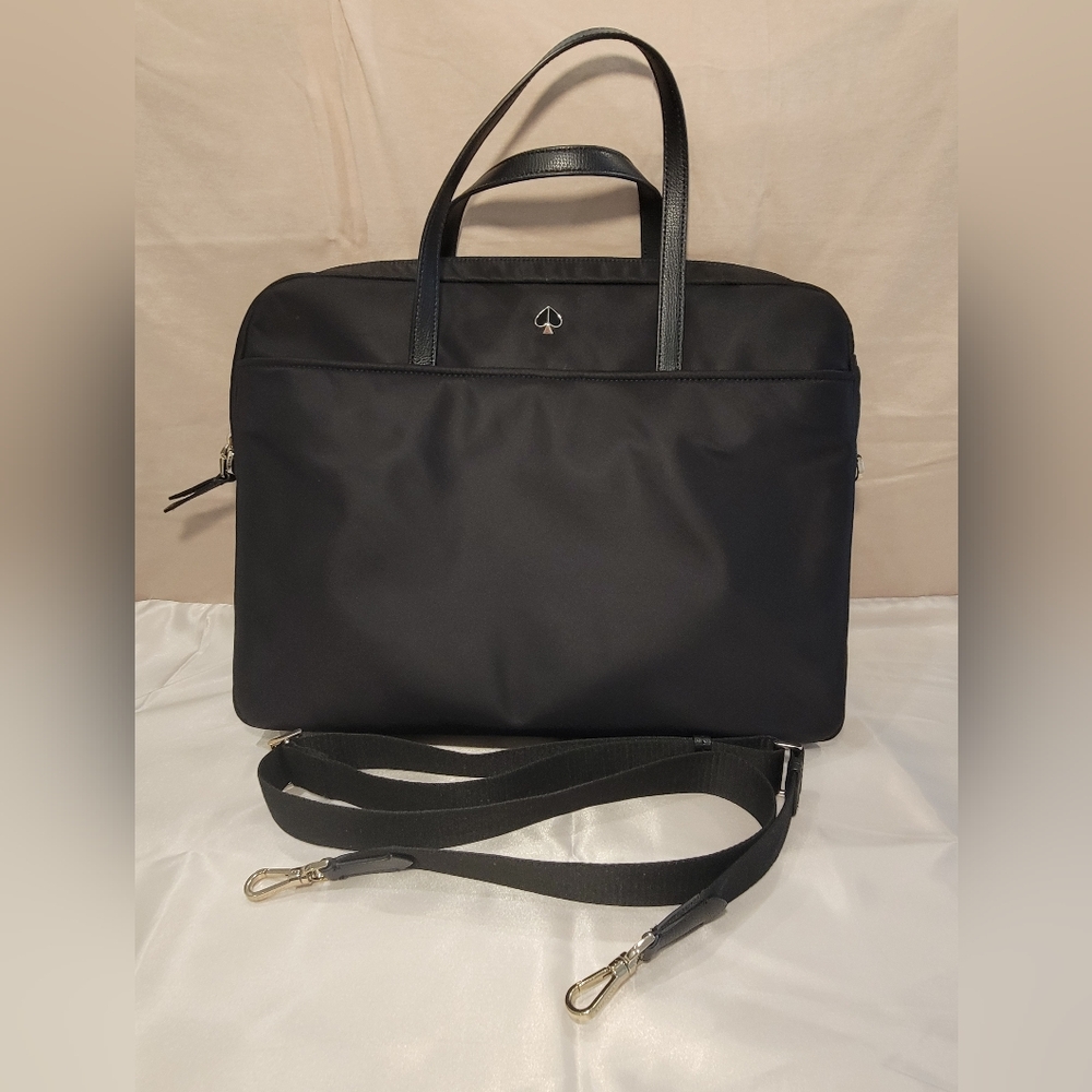 EUC Kate Spade ♠️ Nylon Laptop Case Black